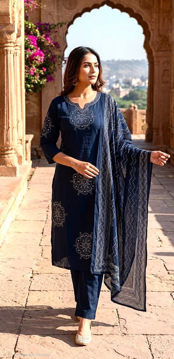 Noor Jaipur Cotton 3PC Set