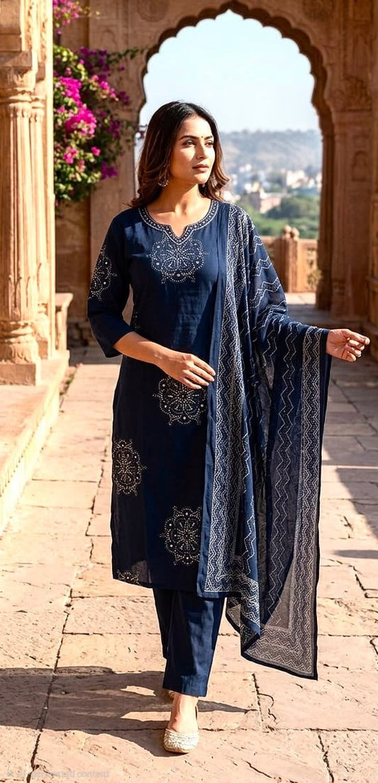 Noor Jaipur Cotton 3PC Set